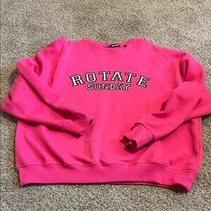 Pink Crew Neck Sweater